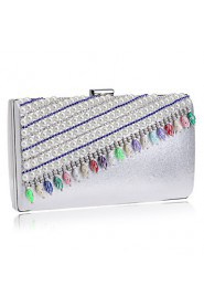 Women Pearl Diamonds Evening Bag