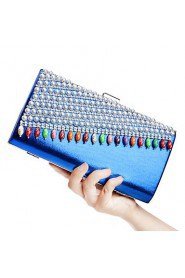 Women Pearl Diamonds Evening Bag