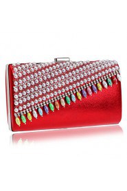 Women Pearl Diamonds Evening Bag