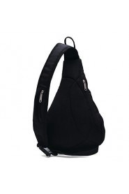 Men Functional Cool Style Chest Bag Pack Modern Style Big Capacity Outside Black Messenger Bag T509