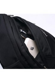 Men Functional Cool Style Chest Bag Pack Modern Style Big Capacity Outside Black Messenger Bag T509