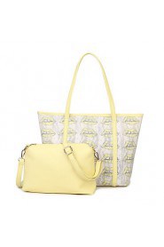 Women Casual PU Shoulder Bag Blue / Yellow / Orange