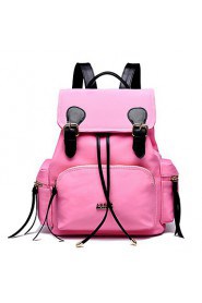 Women PU Baguette Shoulder Bag / Backpack / School Bag Multi color