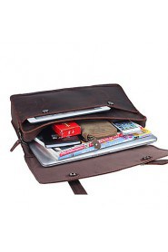 Men's Leather Retro Business Laptop Bag