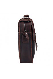 Men's Leather Retro Business Laptop Bag