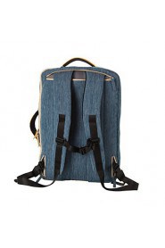 15.6"Unisex Nylonin Laptop Tote / Backpack / Laptop Bag Blue / Gray