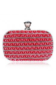 Women Stereoscopic Triangle Diamonds Evening Bag