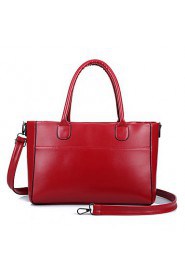 Women Formal / Casual / Office & Career / Shopping PU Tote Blue / Red / Black