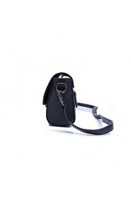 Women Casual / Outdoor Cowhide Shoulder Bag Black