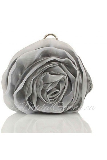 Silk Wedding / Special Occasion Clutches / Evening Handbags with Flowers (More Colors)