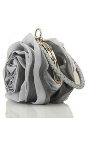 Silk Wedding / Special Occasion Clutches / Evening Handbags with Flowers (More Colors)