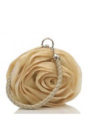 Silk Wedding / Special Occasion Clutches / Evening Handbags with Flowers (More Colors)