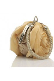 Silk Wedding / Special Occasion Clutches / Evening Handbags with Flowers (More Colors)