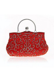 Women Acrylic Baguette Clutch / Evening Bag / Wallet / Key Holder / Coin Purse White / Red / Silver