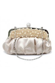 Silk Wedding / Special Occasion Clutches / Evening Handbags with Imitation Pearls (More Colors)