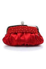 Silk Wedding / Special Occasion Clutches / Evening Handbags with Imitation Pearls (More Colors)