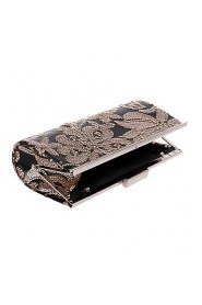 Women Vintage Sequins Embroidery Evening Bag