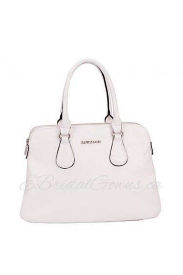 Women PU Messenger Shoulder Bag / Tote / Satchel / Cross Body Bag White / Blue / Gray / Black / Camel