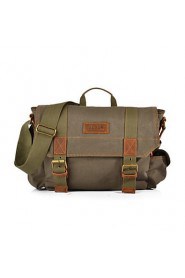 Mens Vintage Canvas Messenger Bag Travel Military Handbag Shoulder Book Bag