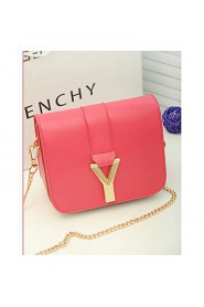 Women PU Sling Bag Shoulder Bag Green / Red