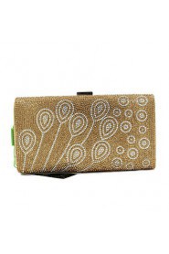 Women Metal Minaudiere Clutch / Evening Bag Gold / Silver / Black