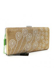 Women Metal Minaudiere Clutch / Evening Bag Gold / Silver / Black