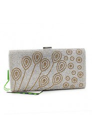 Women Metal Minaudiere Clutch / Evening Bag Gold / Silver / Black