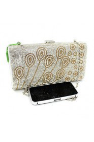 Women Metal Minaudiere Clutch / Evening Bag Gold / Silver / Black