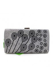 Women Metal Minaudiere Clutch / Evening Bag Gold / Silver / Black