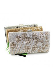 Women Metal Minaudiere Clutch / Evening Bag Gold / Silver / Black