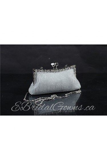 Diamond With Aluminum Sheet Evening Bag/Purses/Clutches/Mini Bags/Totes/Wallets & Accessories/Bridal Purse With Chain