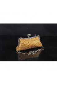 Diamond With Aluminum Sheet Evening Bag/Purses/Clutches/Mini Bags/Totes/Wallets & Accessories/Bridal Purse With Chain