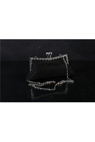 Diamond With Aluminum Sheet Evening Bag/Purses/Clutches/Mini Bags/Totes/Wallets & Accessories/Bridal Purse With Chain