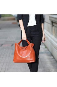 Women Casual / Office & Career / Shopping PU Tote Brown / Red / Black