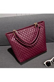 Women Casual PU Tote Brown / Black / Burgundy