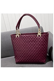 Women Casual PU Tote Brown / Black / Burgundy