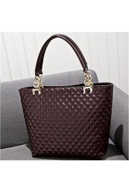 Women Casual PU Tote Brown / Black / Burgundy