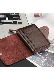 New Fashion Brand Wallet Men's Wallet Patchwork Leather Men Purse Zipper Coin Wallet Men Billfold Business Card Holders