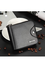 New Fashion Brand Wallet Men's Wallet Patchwork Leather Men Purse Zipper Coin Wallet Men Billfold Business Card Holders