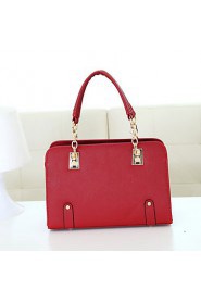 Women Formal / Casual / Office & Career / Shopping PU Tote White / Purple / Blue / Red / Black / Burgundy