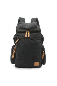 Men Women Canvas Backpack School Laptop Bag