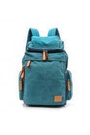 Men Women Canvas Backpack School Laptop Bag