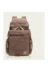 Men Women Canvas Backpack School Laptop Bag