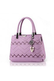 Women Casual PU Tote Pink / Purple / Blue / Gray / Black