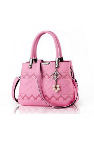 Women Casual PU Tote Pink / Purple / Blue / Gray / Black