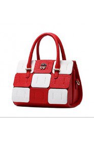 Women Casual PU Tote Pink / Blue / Red / Gray / Black