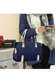 Women Casual / Office & Career / Shopping PU Tote Beige / Pink / Blue