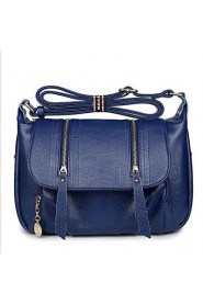 Women Outdoor PU Shoulder Bag Blue / Brown / Red / Black