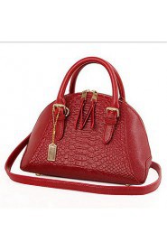 Women Outdoor PU Shoulder Bag Purple / Red / Black