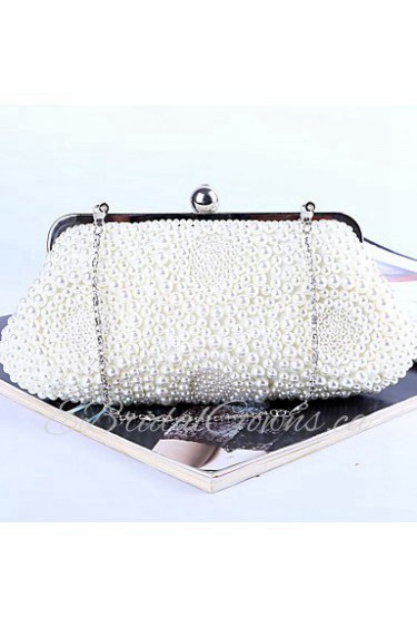 Women Pearl dinner bag set auger hand bag